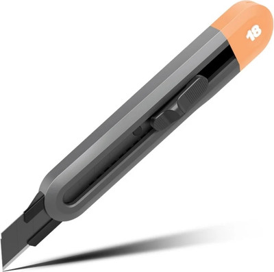 Нож пистолетный Deli Soft Touch / HT4018C (оранжевый) - 