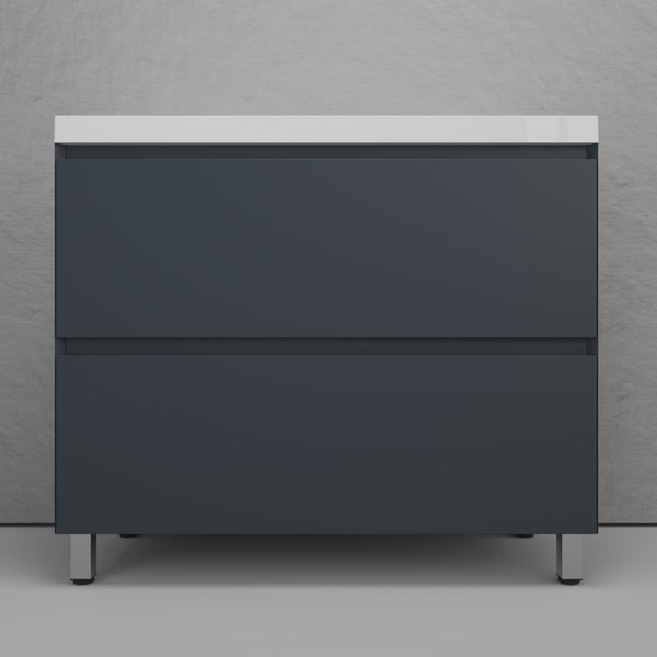 Купить Тумба с умывальником Symbolite Манхэттен 100 Plus 2 ящика + Line 100x48 в Могилеве
