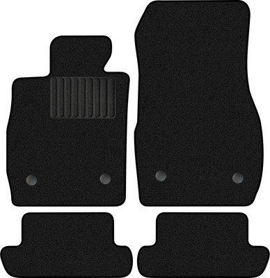 Комплект ковриков для авто Alicosta 2230_1_PR-6 для BMW 8-Series II купе/G15 2019-2022 (ворс, черный) - 