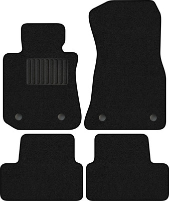 Комплект ковриков для авто Alicosta 1903_1_PR-6 для BMW i4 I лифтбек/G26 2021-н.в. (ворс, черный) - 