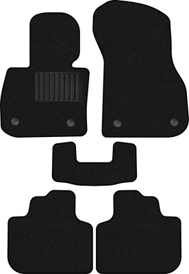 Комплект ковриков для авто Alicosta 0206_1_PR-6 для BMW X1 sDrive II SUV/F48 2015-н.в. (ворс, черный) - 