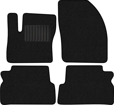 Комплект ковриков для авто Alicosta 0338_1_PR-6 для Ford C-Max минивэн/Mk1 2003-2010 (ворс, черный) - 