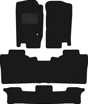 Комплект ковриков для авто Alicosta 2241_1_PR-6 для Ford Explorer III SUV/U152 +3ряд 2001-2005 (ворс, черный) - 