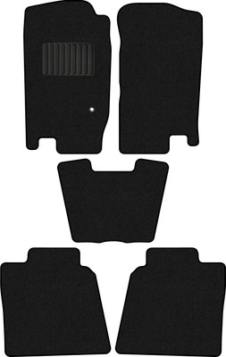 Комплект ковриков для авто Alicosta 1727_1_PR-6 для Ford Explorer III SUV/U152 2001-2005 (ворс, черный) - 