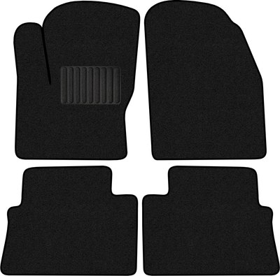 Комплект ковриков для авто Alicosta 0372_1_PR-6 для Ford S-Max минивэн 2006-2015 (ворс, черный) - 