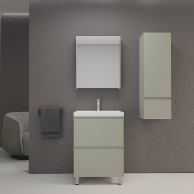 

Тумба с умывальником, Манхэттен 60 Plus 2 ящика + Asti 60x45