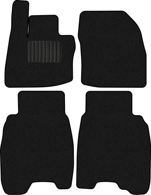 Комплект ковриков для авто Alicosta 2262_1_PR-6 для Honda Civic VIII хэтчбек 5дв/FK2/FN1 2005-2012 (ворс, черный) - 