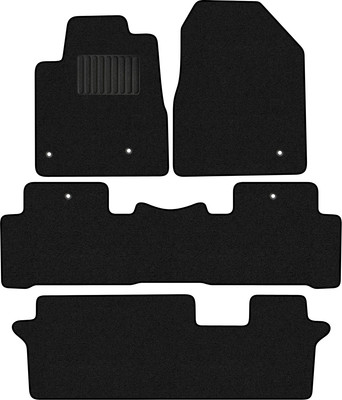 Комплект ковриков для авто Alicosta 2271_1_PR-6 для Honda Pilot SUV/YF4 +3ряд 2008-2015 (ворс, черный) - 