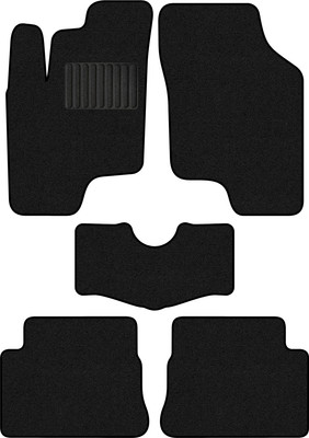Комплект ковриков для авто Alicosta 0481_1_PR-6 для Hyundai Getz I хэтчбек 5дв/TB 2002-2011 (ворс, черный) - 