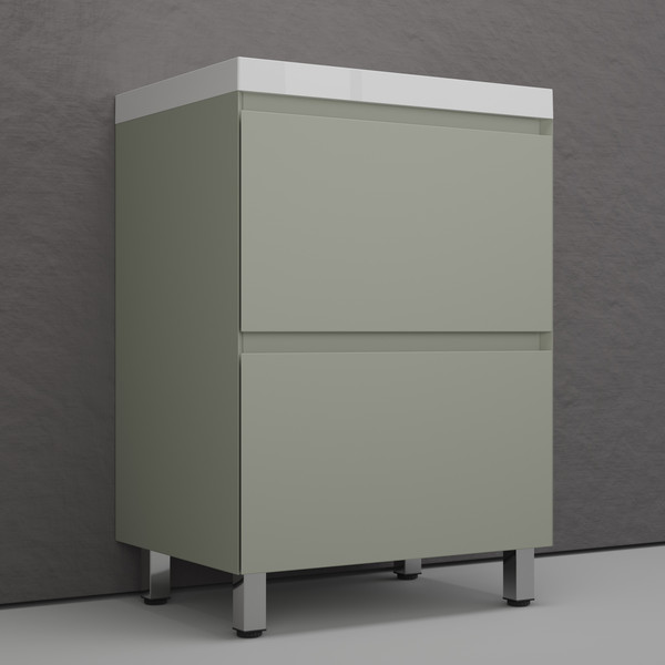 Купить Тумба с умывальником Symbolite Манхэттен 60 Plus 2 ящика + Asti 60x45 в Могилеве