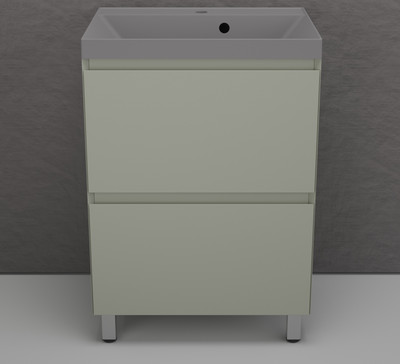 

Тумба с умывальником, Манхэттен 60 Plus 2 ящика + Asti 60x45