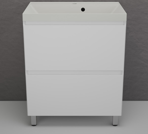 Тумба с умывальником Symbolite Манхэттен 70 Plus 2 ящика + Asti 70x45