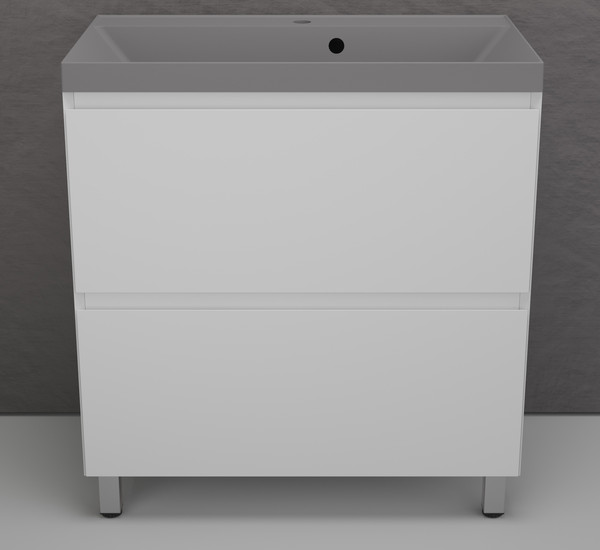 Тумба с умывальником Symbolite Манхэттен 70 Plus 2 ящика + Asti 70x45