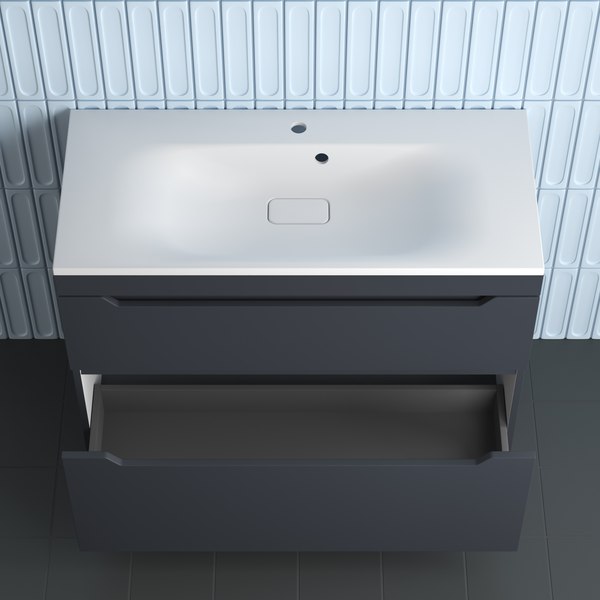 Купить Тумба с умывальником Symbolite Остин 100 Plus 2 ящика + Фортуна 100x45 в Могилеве