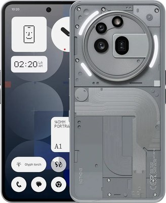 Смартфон Nothing Phone 3А Pro 12GB/256GB (серый) -