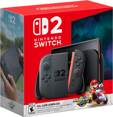 Игровая приставка Nintendo Switch 2 Mario Kart World Bundle+переходник - 