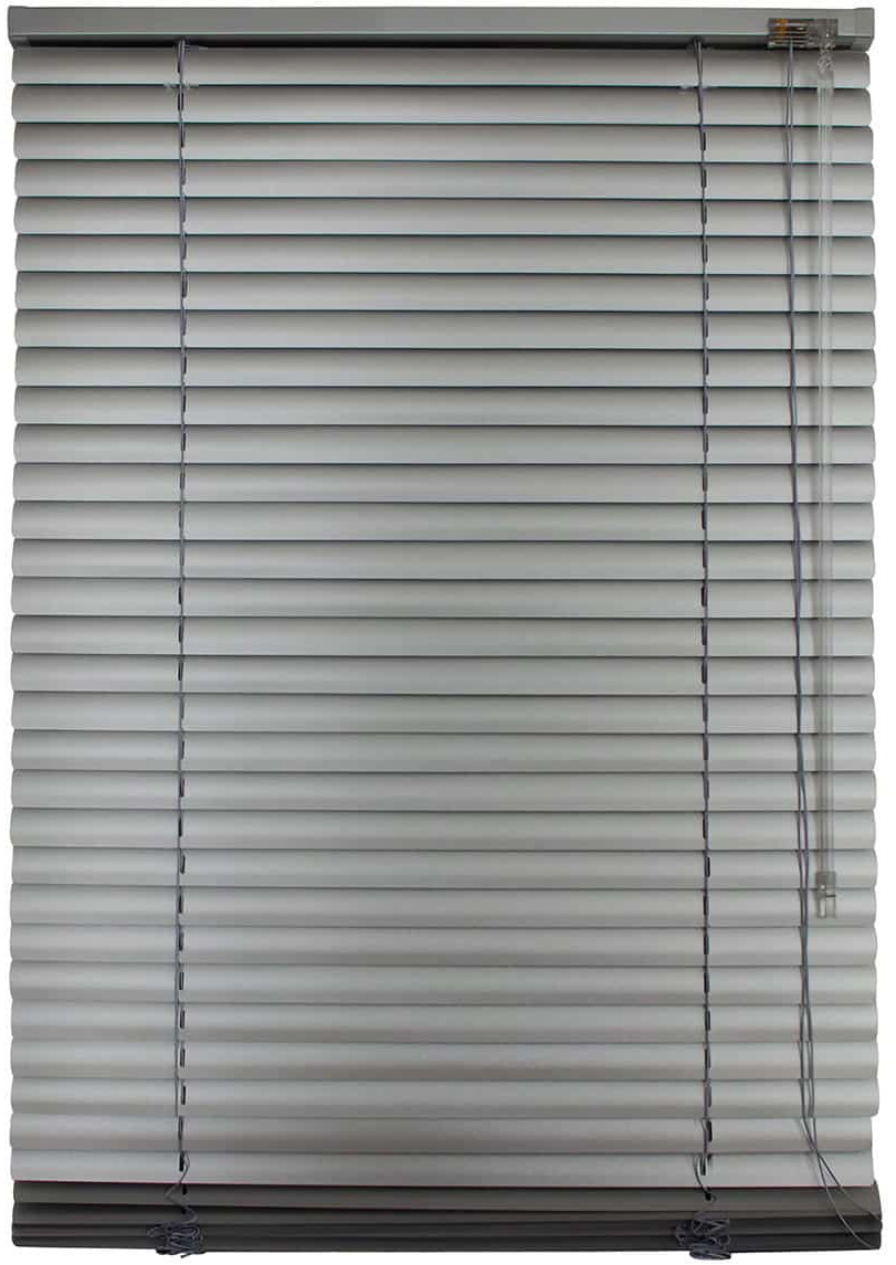 Жалюзи горизонтальные Delfa СГЖ-211 (130x150, серебро брокат) — фото 1