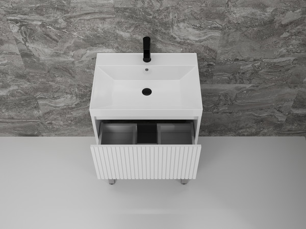 Купить Тумба с умывальником Symbolite Стокгольм 60 Classic Push 2 ящика + Andrea Classic 60x45x15.4 в Могилеве