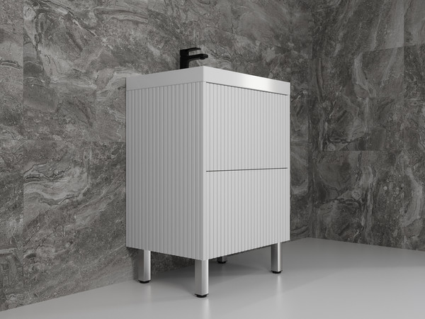 Купить Тумба с умывальником Symbolite Стокгольм 60 Classic Push 2 ящика + Andrea Classic 60x45x15.4 в Могилеве