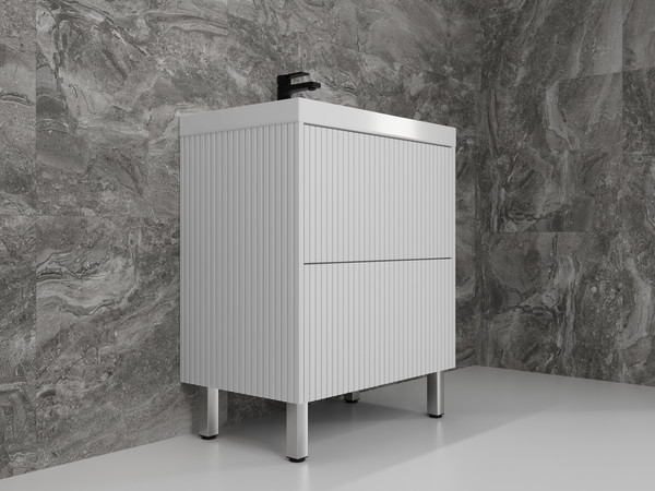 Купить Тумба с умывальником Symbolite Стокгольм 70 Classic Push 2 ящика + Andrea Classic 70x45x15.4 в Борисове