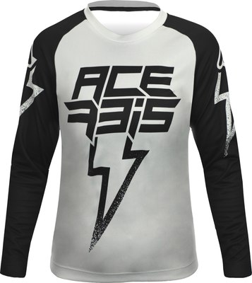 Мотоджерси Acerbis J-Kid Blizzard 0026055.293.064 (M, серый/черный) - 
