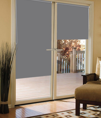 Рулонная штора Эскар Blackout 52x215 / 814620522151 (отражающий серый) -