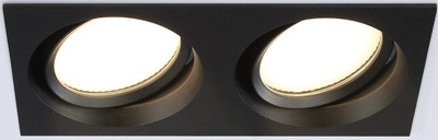 Точечный светильник Ambrella TN6661/2 BK (черный) - 