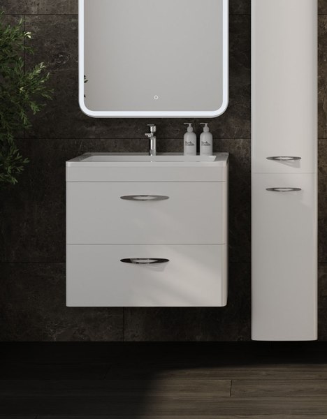 Купить Тумба с умывальником Symbolite Каре 60 Люкс Plus 2 ящика + Каре Люкс 60х45 в Солигорске