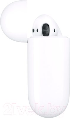 Беспроводные наушники Apple AirPods 2 / MRXJ2 (в футляре с возможностью беспроводной зарядки)