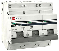 Выключатель автоматический EKF PROxima mcb47100-3-80C-pro - 
