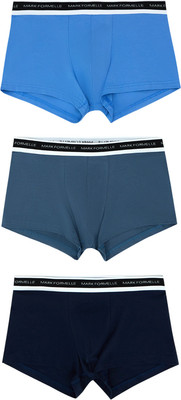 Комплект мужских трусов Mark Formelle 411124-3 (р.114-124, азур/шторм/море) - 