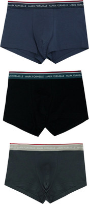 Комплект мужских трусов Mark Formelle 411124-3 (р.86-96, гроза/графит/черный) - 