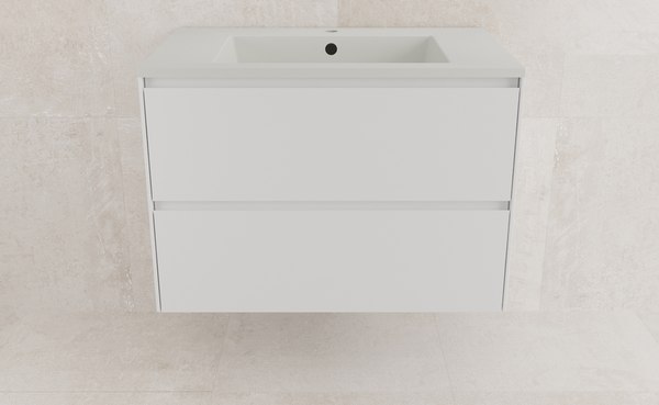 Тумба с умывальником Symbolite Лима 80 Line Plus 2 ящика + Line 80x48