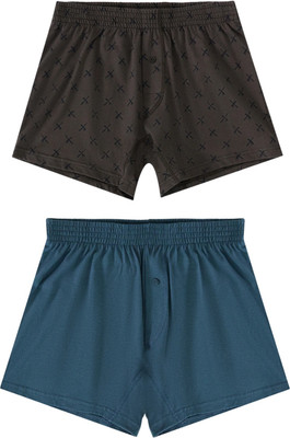 Комплект мужских трусов Mark Formelle 411152-2 (р.110-120, мечи на коричневом/темный сланец) - 