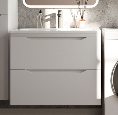 

Тумба с умывальником, Марелла 60 Люкс Plus 2 ящика + Марелла Люкс 60х40