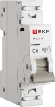 Выключатель автоматический EKF PROxima ВА 47-63N / M634106C - 