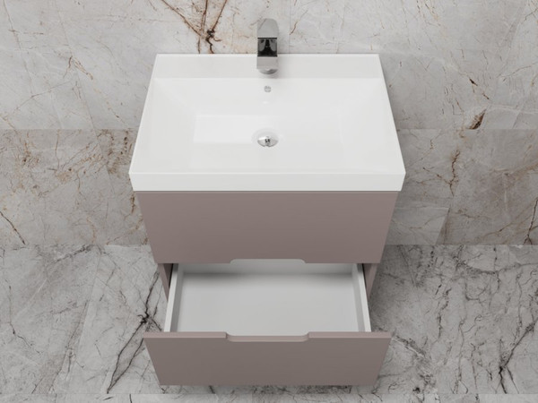 Купить Тумба с умывальником Symbolite Матис 60 Classic 2 ящика + Andrea Classic 60x45x15.4 в Витебске