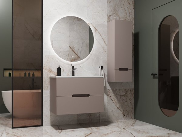Купить Тумба с умывальником Symbolite Матис 60 Classic 2 ящика + Andrea Classic 60x45x15.4 в Витебске