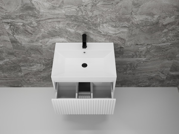 Купить Тумба с умывальником Symbolite Стокгольм 60 Classic Push 2 ящика + Andrea Classic 60x45x15.4 в Борисове