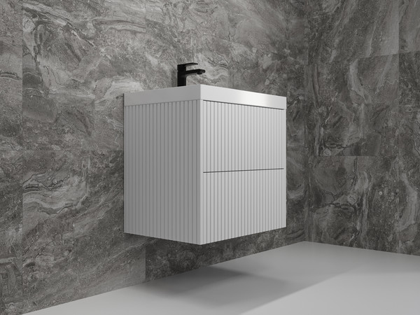 Купить Тумба с умывальником Symbolite Стокгольм 60 Classic Push 2 ящика + Andrea Classic 60x45x15.4 в Борисове