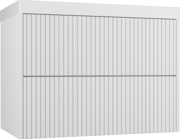 Купить Тумба с умывальником Symbolite Стокгольм 80 Classic Push 2 ящика + Andrea Classic 80x45x15.4 в Борисове