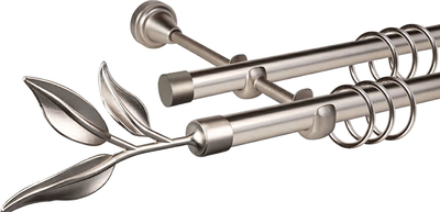 

Карниз для штор, Grace D19Г/19Г + наконечники Лавр