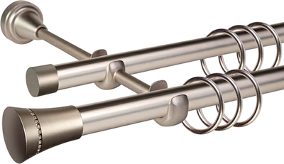 

Карниз для штор, Grace D19Г/19Г + наконечники Астурия