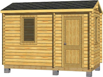 

Хозблок деревянный, 4x2.3