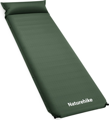 Туристический коврик Naturehike 200х63х10см / CNK2450WS020-AGRP (с подушками, зеленый) -