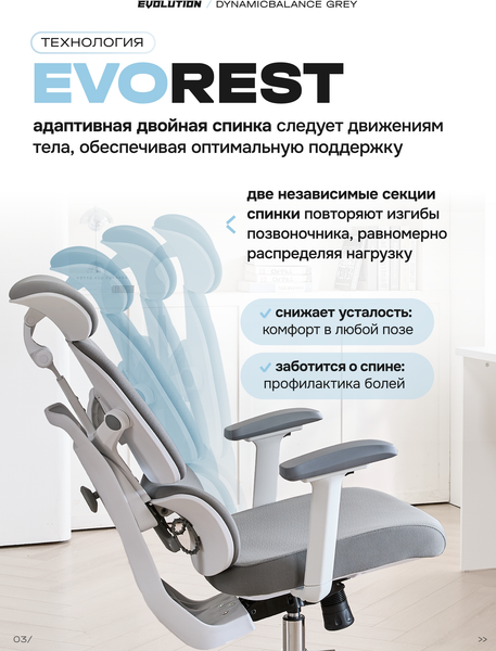 Купить Кресло офисное Evolution DynamicBalance в Гродно