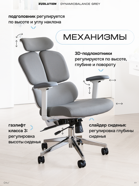 Купить Кресло офисное Evolution DynamicBalance в Гродно