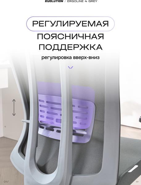 Купить Кресло офисное Evolution ErgoLine 4 в Гродно
