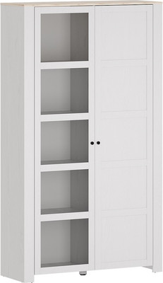 Шкаф Речицадрев Неаполь / Р394.05 (белый SWN 605/дуб салерно 708) - 