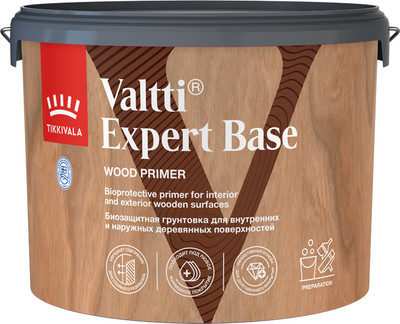 Антисептик для древесины Tikkivala Valtti Expert Base (2.7л) - 